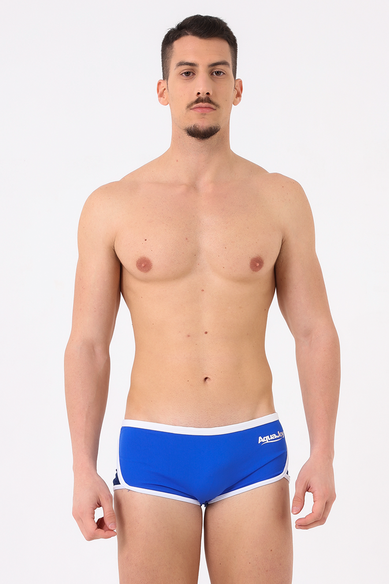 Costume uomo short bicolore royal/blu navy
