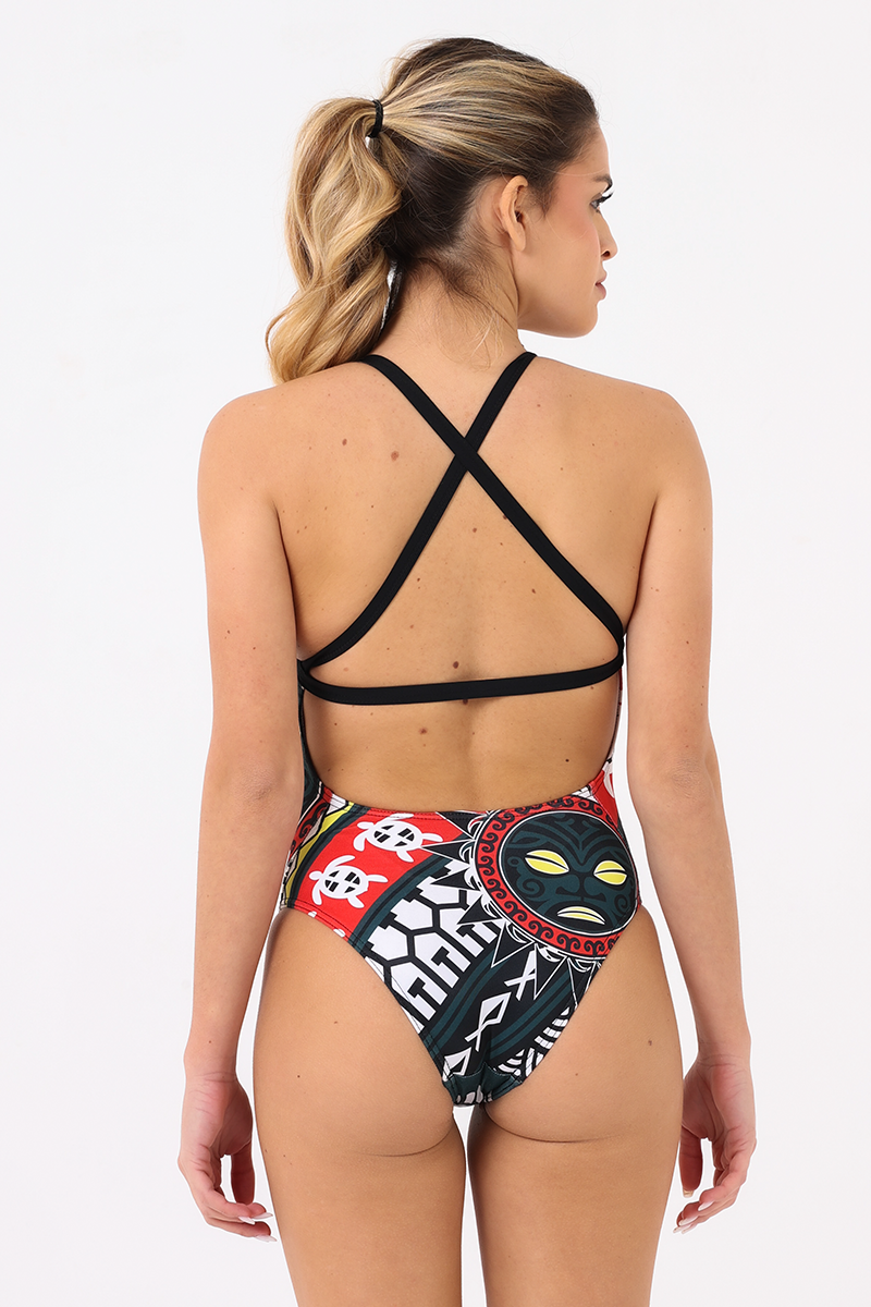 Costume donna bordato mod.MAORI