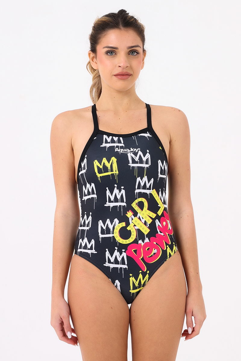 Costume donna bordato mod.GIRL POWER