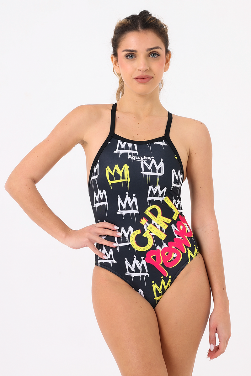 Costume donna bordato mod.GIRL POWER