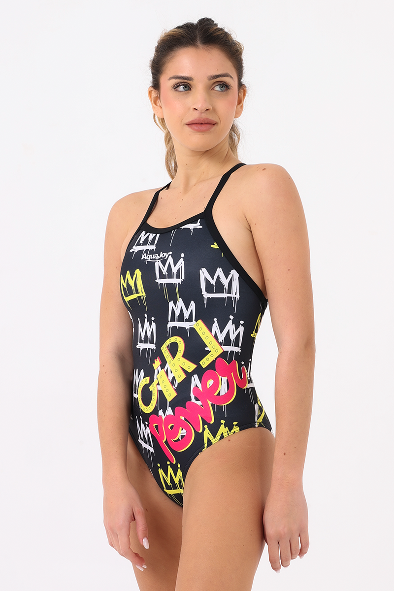 Costume donna bordato mod.GIRL POWER