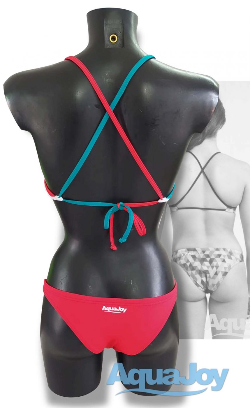 Costume donna 2 pezzi triangolo mod. italia