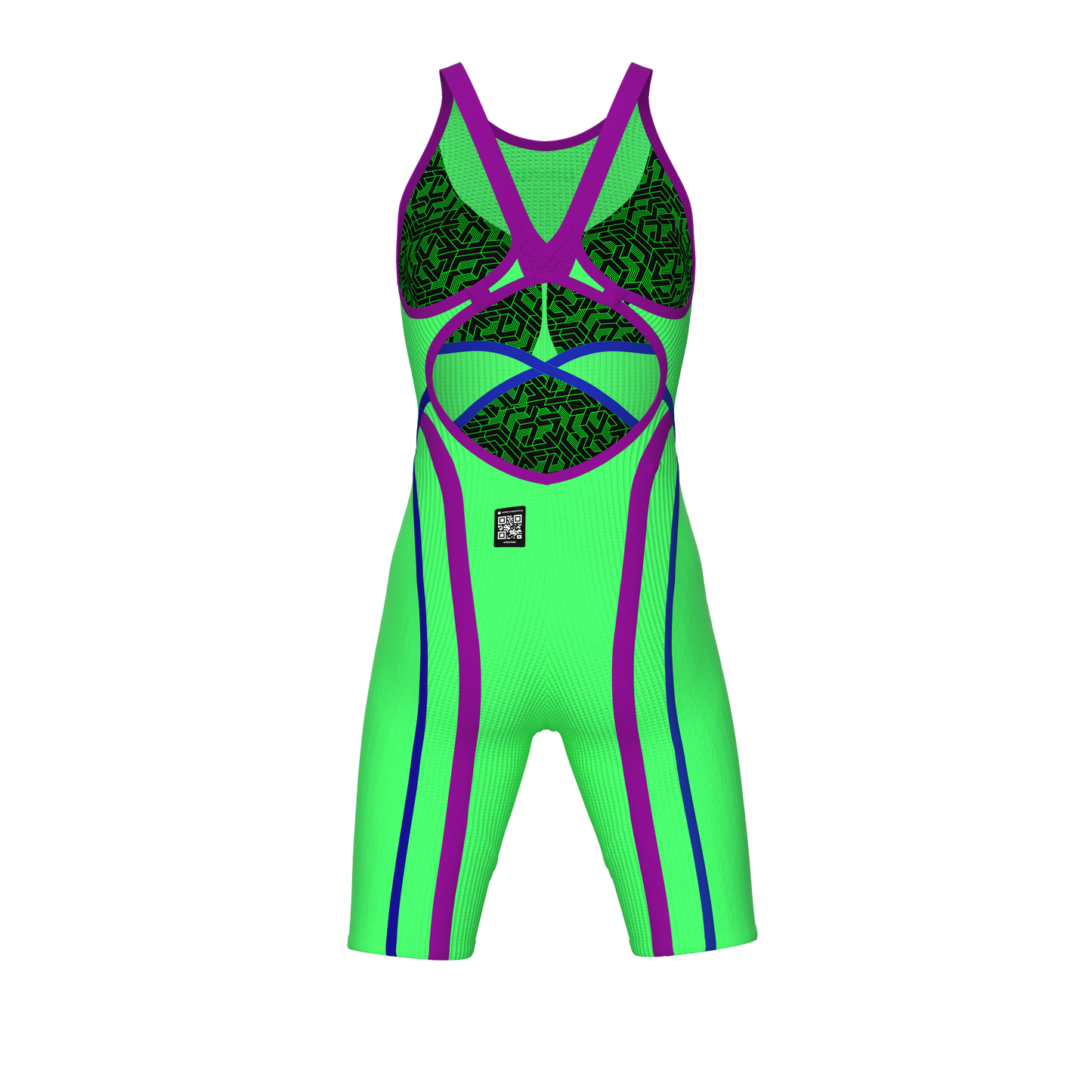 Costume da gara donna arena mod. powerskin PRIMO EMERALD BOA open back