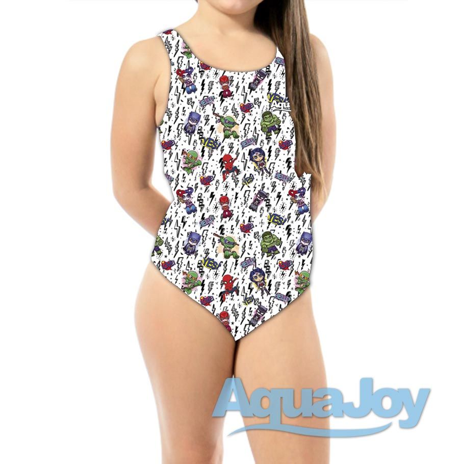 Costume bambina olimpionico mod. supereroi