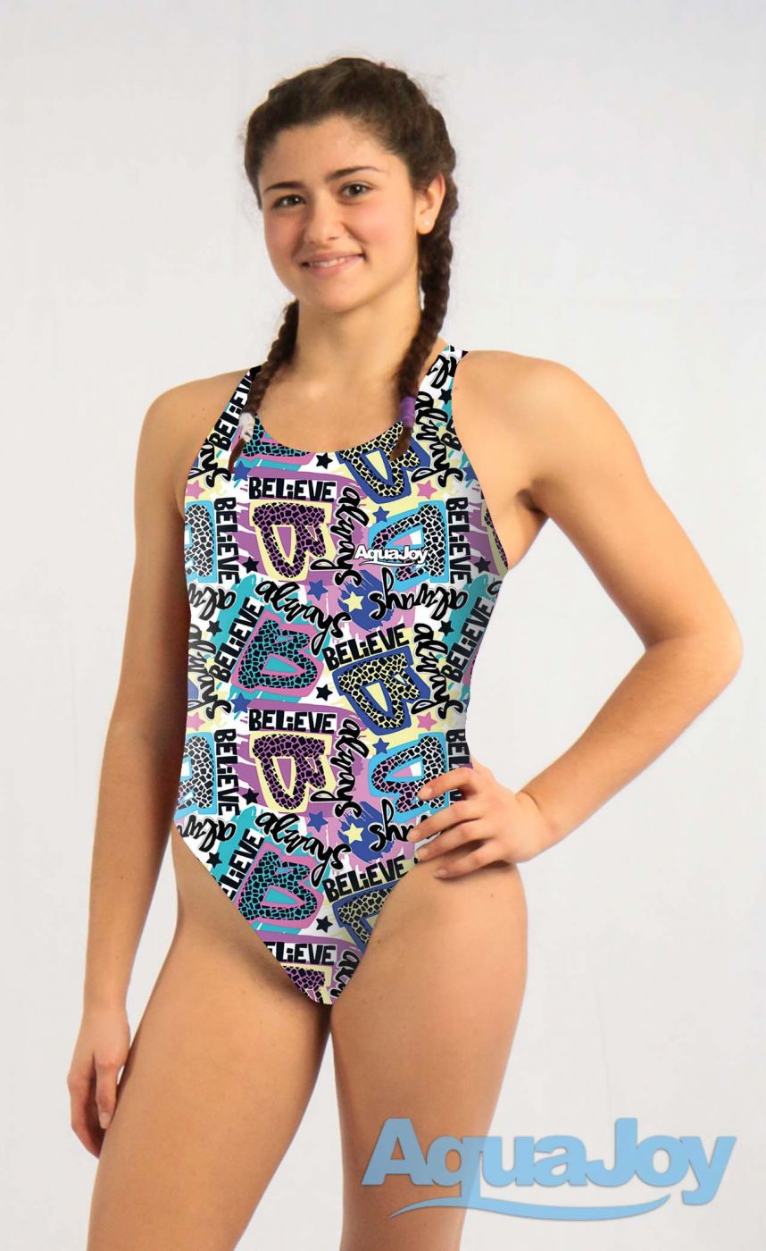 Costume donna olimpionico mod. Believe