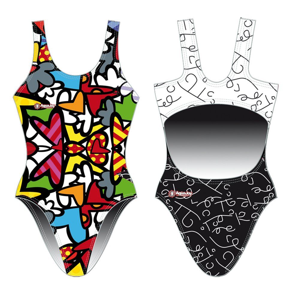 Costume Donna Olimpionico mod. Cuori