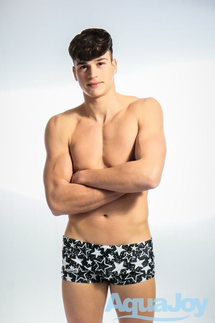 Costume uomo short mod. black stars