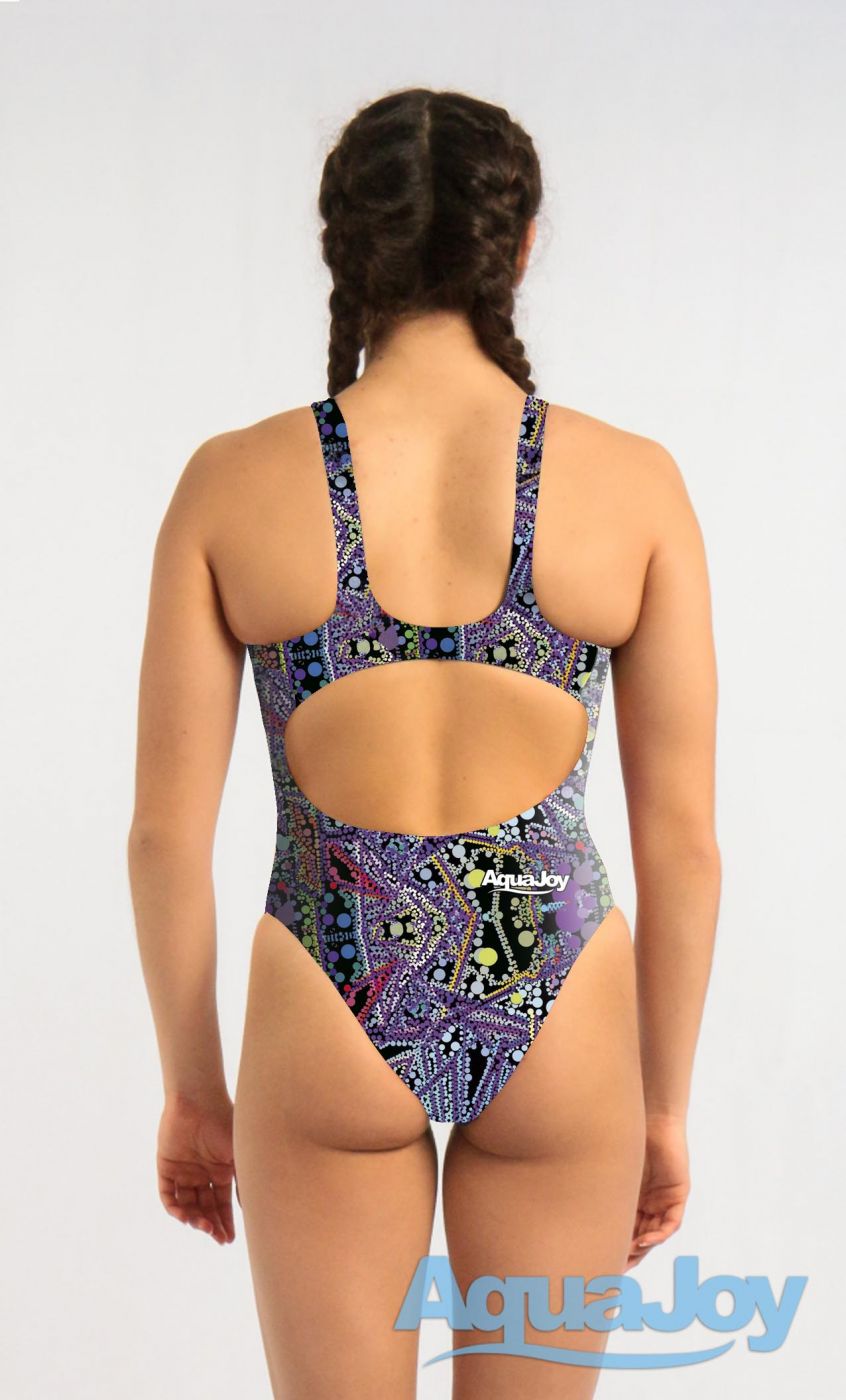Costume donna olimpionico mod. Color dots