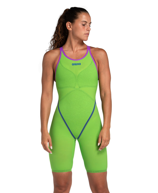Costume da gara donna arena mod. powerskin PRIMO EMERALD BOA open back