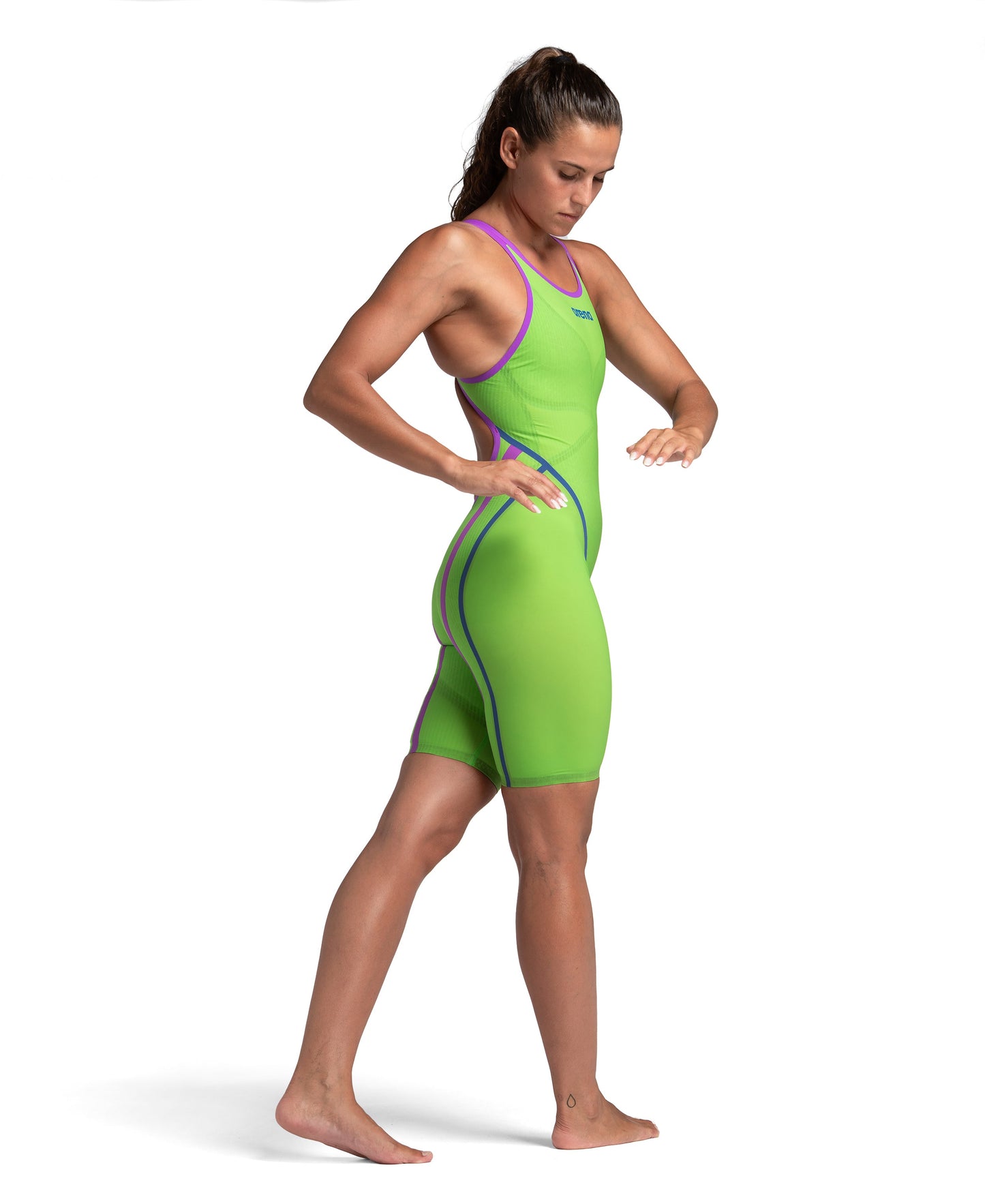 Costume da gara donna arena mod. powerskin PRIMO EMERALD BOA open back