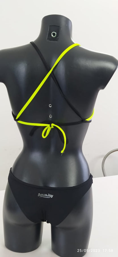 Bikini triangolo glicine/nero