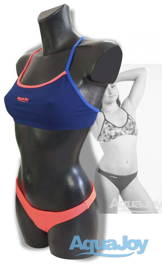 Costume donna 2 pezzi corpetto mod. blu/cherry