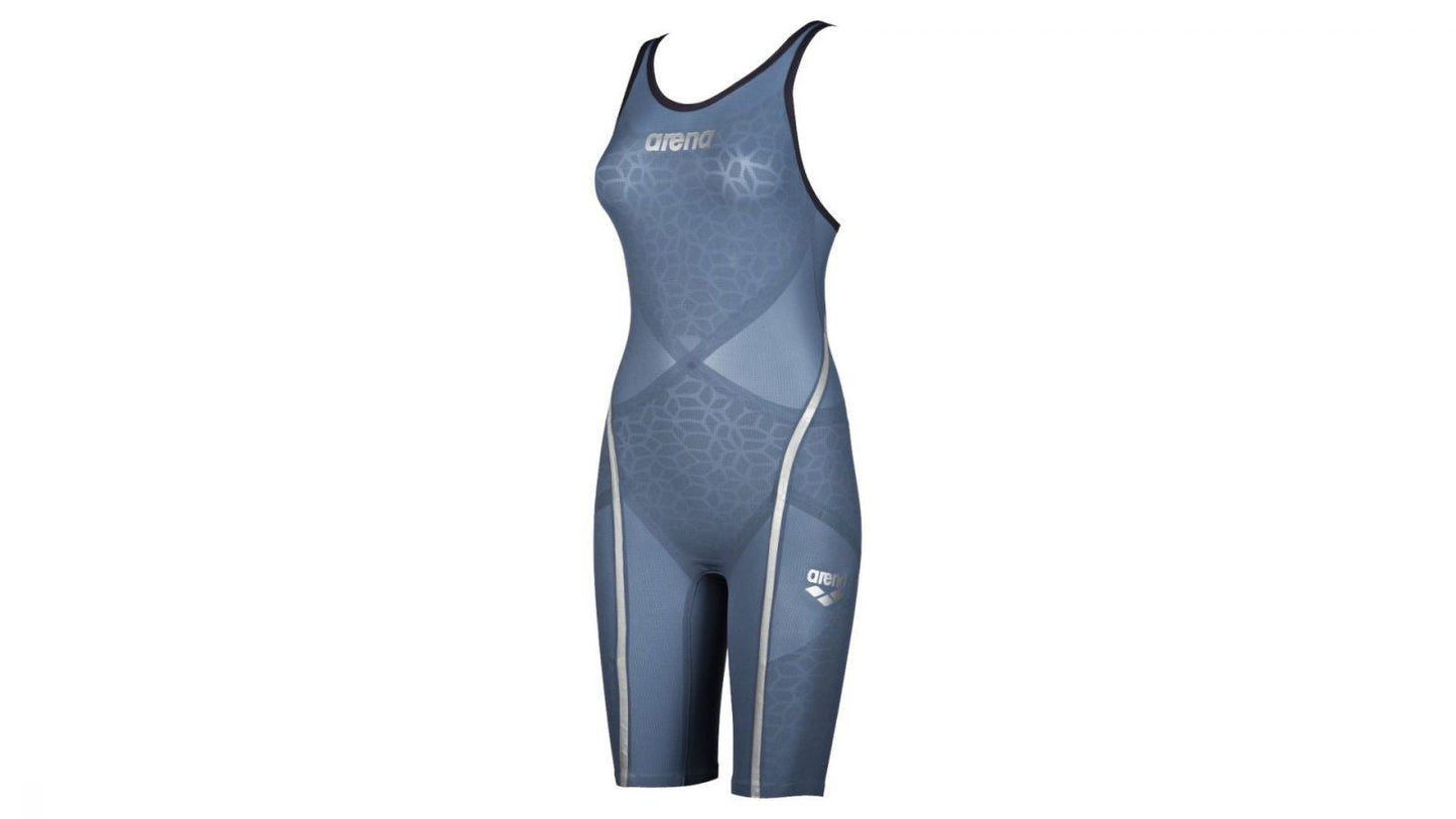 Costume da gara donna arena mod. powerskin carbon ultra open back grey