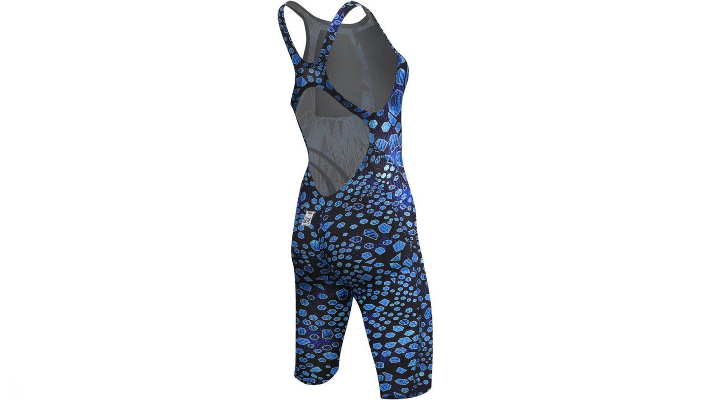 Costume da gara donna tyr mod. avictor venom black/blu 011
