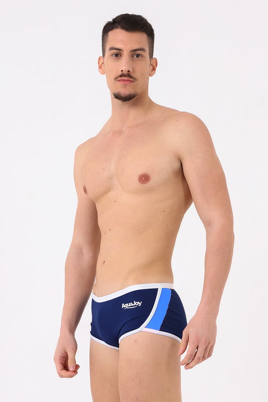 Costume uomo short bicolore Blu navy/baja blu