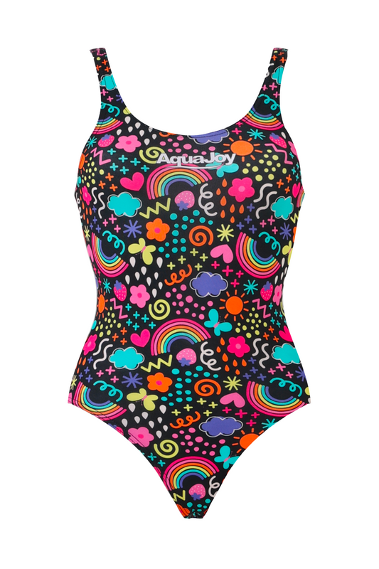 Costume bambina olimpionico mod. Arcobaleno
