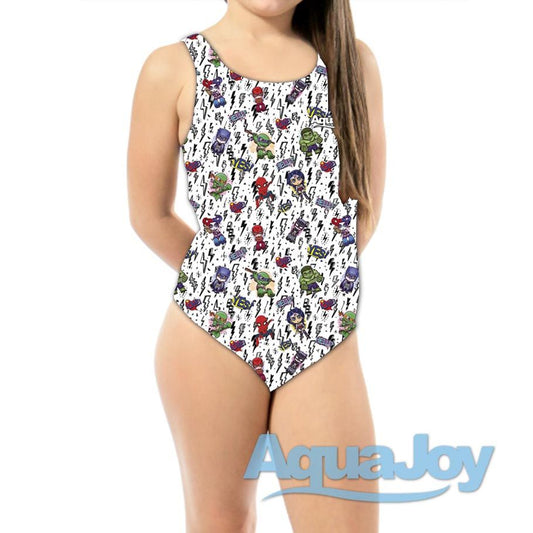 Costume bambina olimpionico mod. supereroi