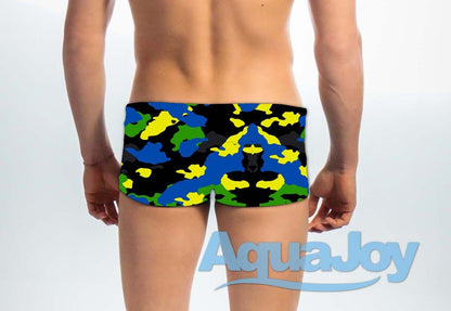 Costume uomo short mod. camou nero