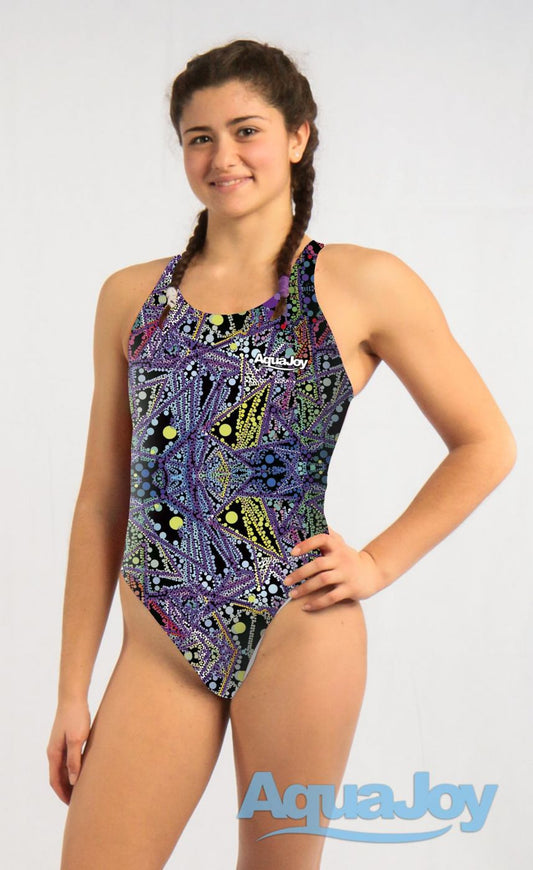 Costume donna olimpionico mod. Color dots