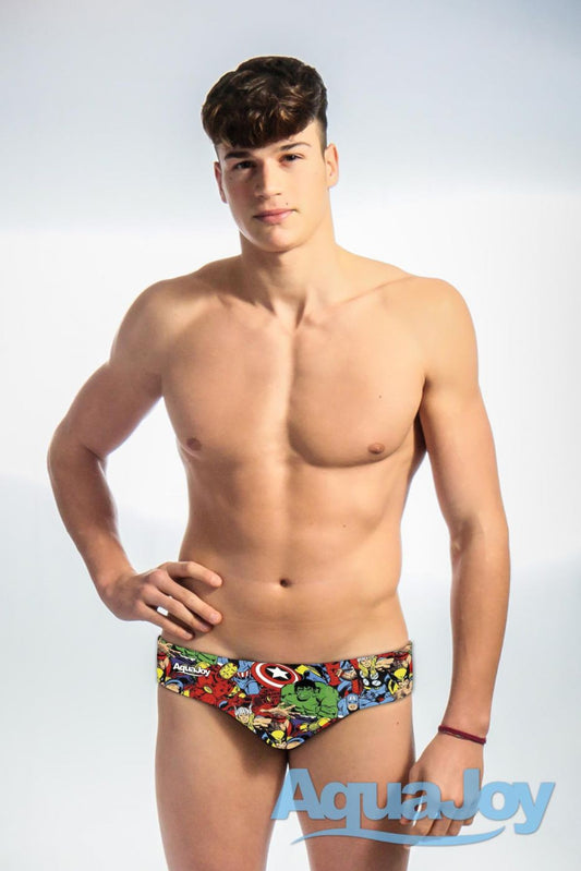 Costume uomo slip mod. superheroes